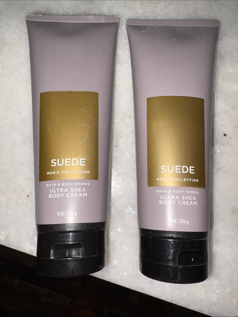 Bath & Body Works Suede Ultra Shea Body Cream - Taupe & Gold